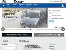 Tablet Screenshot of dougslynnwoodhyundai.com